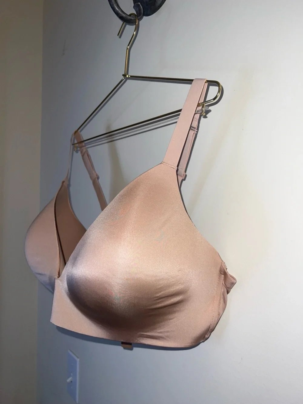 SKIMS Wireless Lightly Lined Bra 46D Sienna‎ Nude NWT - Picture 2 of 13